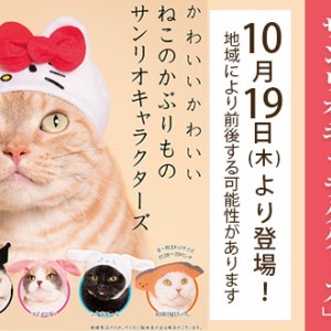 新商品 猫 向けコスプレガチャ かわいいかわいい ねこのかぶりもの サンリオキャラクターズ 発売 猫情報 Mofoo モフー 猫生活マガジン