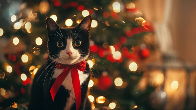 クリスマス準備で最優先すべき猫の安全