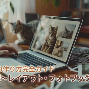 猫写真集の作り方完全ガイド｜写真整理〜レイアウト・フォトブック作成まで