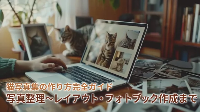 猫写真集の作り方完全ガイド｜写真整理〜レイアウト・フォトブック作成まで