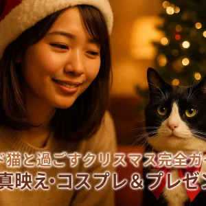タキシード猫と過ごすクリスマス完全ガイド｜性格・写真映え・コスプレ＆プレゼント選び