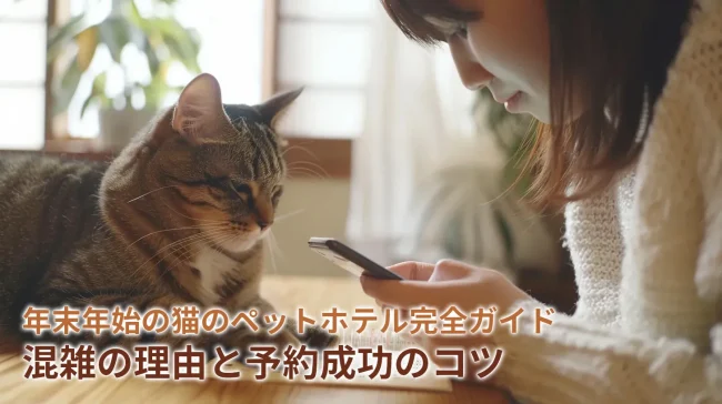 年末年始の猫のペットホテル完全ガイド：混雑の理由と予約成功のコツ