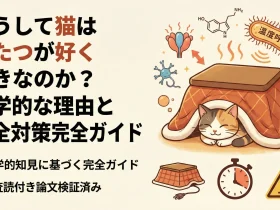 どうして猫はこたつが好きなのか？科学的な理由と安全対策完全ガイド