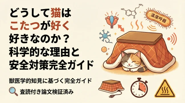 どうして猫はこたつが好きなのか？科学的な理由と安全対策完全ガイド