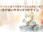 猫がいつもと違う行動をするのは病気?様子見?飼い主が迷いやすい5つのサイン
