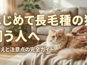 はじめて長毛種の猫を飼う人へ:心構えと注意点の完全ガイド