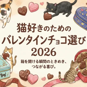 猫好きのためのバレンタインチョコ選び 2026