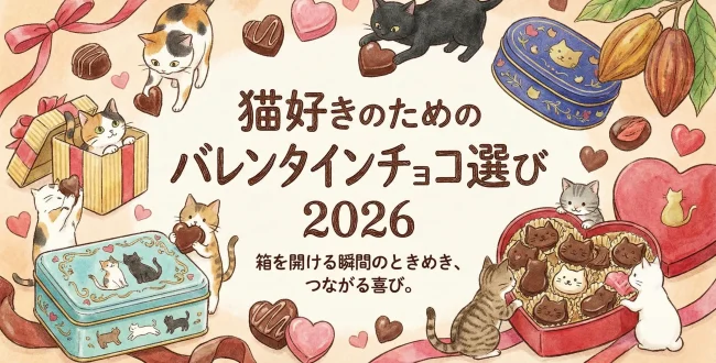 猫好きのためのバレンタインチョコ選び 2026