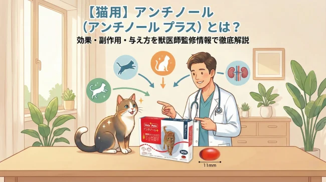 【猫用】アンチノール（アンチノール プラス）とは？効果・副作用・与え方を獣医師監修情報で徹底解説