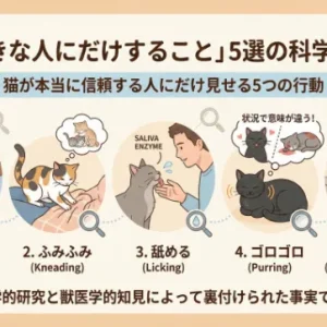 猫が「大好きな人にだけすること」5選の科学的真実