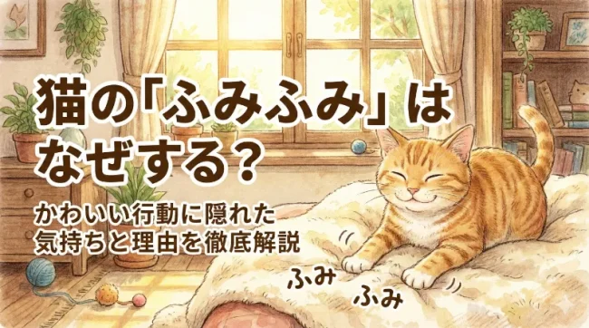 猫の「ふみふみ」はなぜする？かわいい行動に隠れた気持ちと理由を徹底解説