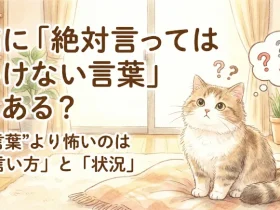 猫に「絶対言ってはいけない言葉」はある?――"言葉"より怖いのは「言い方」と「状況」