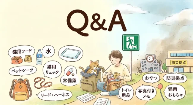 Q&A:猫防災についてよくある疑問