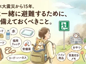 東日本大震災から15年。猫と一緒に避難するために、いま備えておくべきこと。